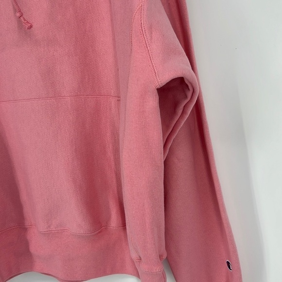 Champion reverse weave heavy weight SZ Large bubblegum, Pink Hoodie NEW! - Picture 4 of 9